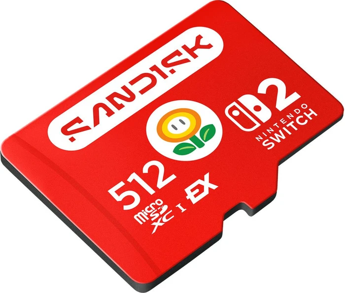 SanDisk Nintendo Switch 2 R880/W650 512GB, UHS-I, Class 10, SD Express EX I