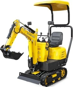 Bamato MIB-600 Benzin-Mini-Bagger inkl. Zubehör