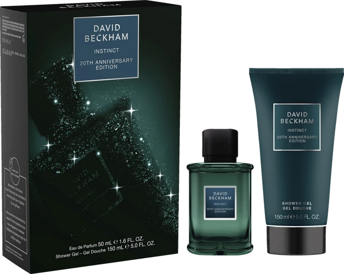 Beckham Instinct 20th Anniversary Edition EdP 50ml + Duschgel 150ml Duftset