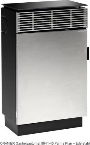 Oranier Palma Plan Erdgas 4.7kW Gas-Heizautomat edelstahl
