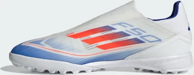 adidas F50 League Laceless TF cloud white/solar red/lucid blue (Herren)