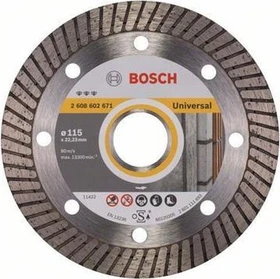 Bosch Professional Best for Universal Turbo Diamanttrennscheibe, 115x2.2x22.23mm, 1 Stück