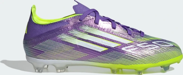 adidas F50 Elite FG purple rush/cloud white/lucid lemon (Junior)