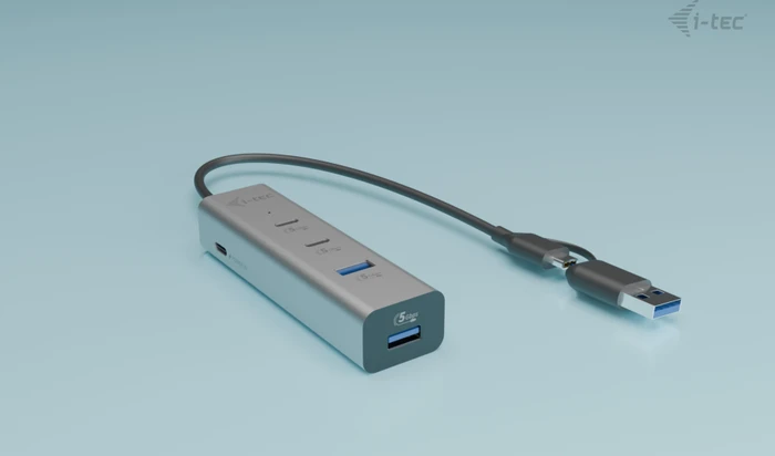 i-tec Charging Metal HUB, USB-C/USB-A 3.0 [Stecker]