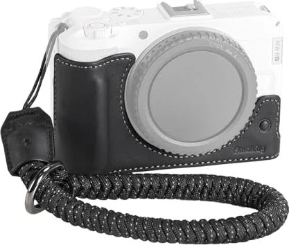 SmallRig Leder-Halbschalen-Kit für Canon EOS R50 V schwarz