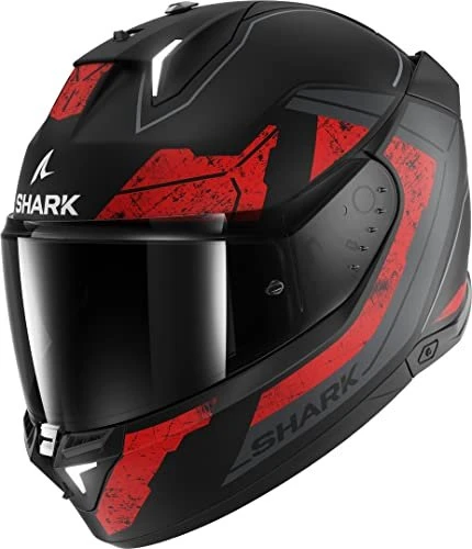 Shark Skwal i3 Rhad matt schwarz/rot