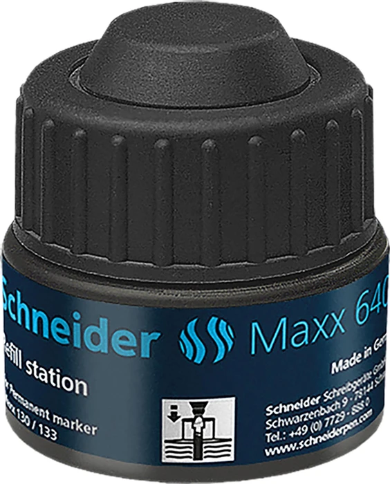 Schneider Maxx 640 Tintenflasche schwarz, 30ml