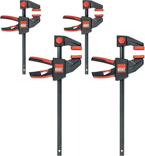Bessey EZM-EZL-SET Einhandzwinge, 300/80mm, 4 Stück