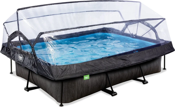 Exit Toys Pool mit Filterpumpe und Abdeckung 300x200x65cm