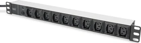 Digitus 19" Steckdosenleiste, 1HE, 10-fach, 250V, 2m