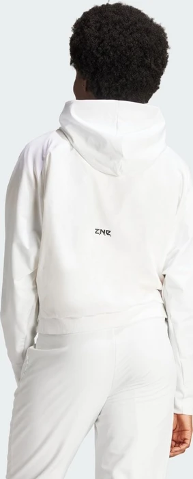 adidas Z.N.E. Woven Zip Hoodie weiß (Damen)
