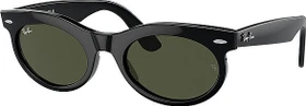 Ray-Ban RB2242 Wayfarer Oval 53mm polished black/green