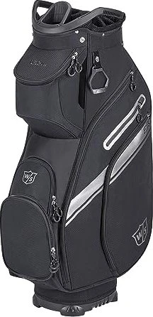 Wilson Exo II Cartbag Golftasche schwarz/silber