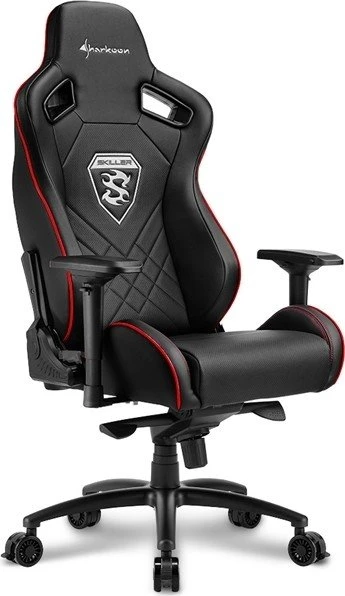 Sharkoon Skiller SGS4 Gamingstuhl, schwarz/rot