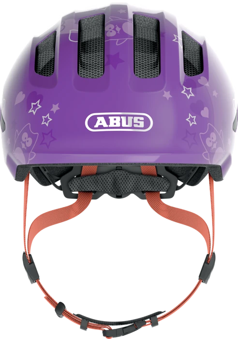 ABUS Smiley 3.0 Kinderhelm purple star