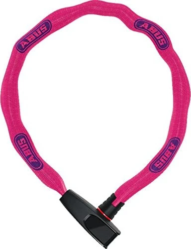 ABUS Catena 6806K/85 Kettenschloss, Schlüssel neon pink