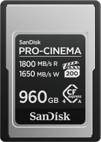 SanDisk PRO-CINEMA R1800/W1650 CFexpress 4.0 Type A 960GB