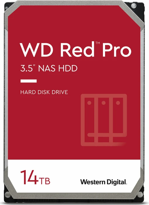 Western Digital WD Red Pro 14TB, 24/7, 512e / 3.5" / SATA 6Gb/s