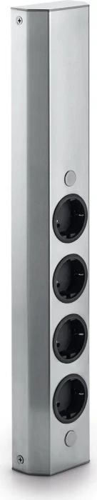 Naber Mira Wand small, 4-fach, 2m, Edelstahl