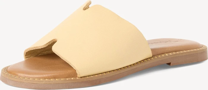 Tamaris Lederpantolette gelb (Damen)