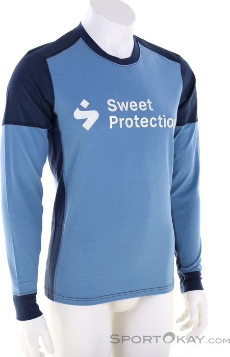 Sweet Protection Hunter Merino Hybrid Funktionsshirt langarm flare blue (Herren)
