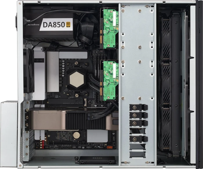 SilverStone RM51, schwarz, 5HE, ATX