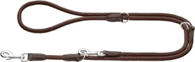 Hunter Freestyle verstellbare Führleine, 2m, dunkelbraun