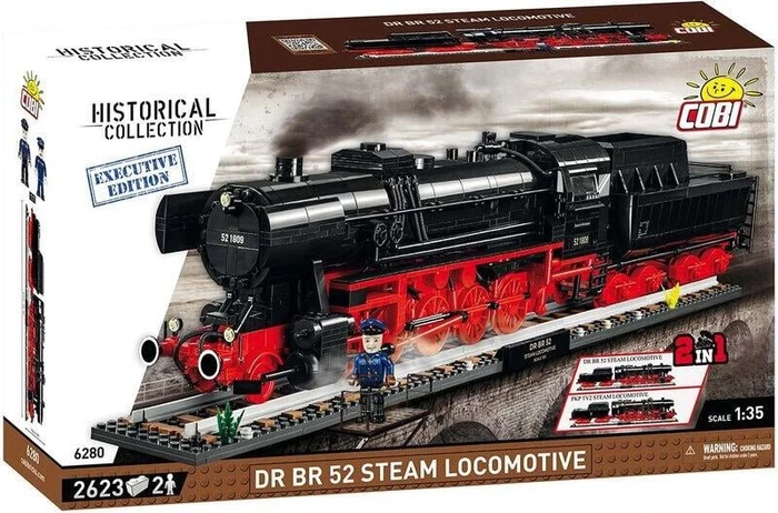 Cobi Historical Collection Dampflokomotive DR BR 52 2in1 - Executive Edition