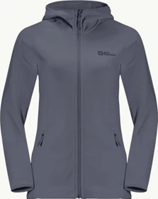 Jack Wolfskin Baiselberg Hoody FZ Jacke dolphin (Damen)