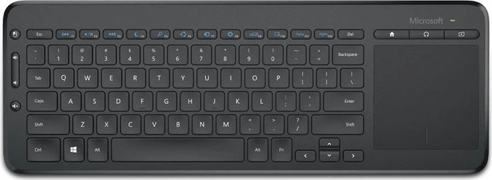 Microsoft All-in-One Media Keyboard schwarz, USB, BE