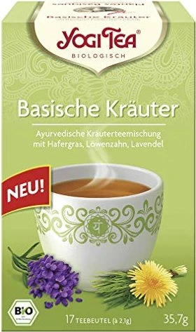 Yogi Tea Basische Kräuter Tee Beutel, 17 Stück
