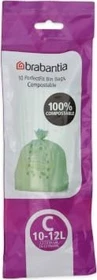 Brabantia PerfectFit Müllbeutel Typ C 10-12l, 10 Stück