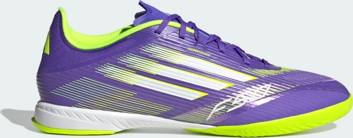 adidas F50 League IN purple rush/cloud white/lucid lemon