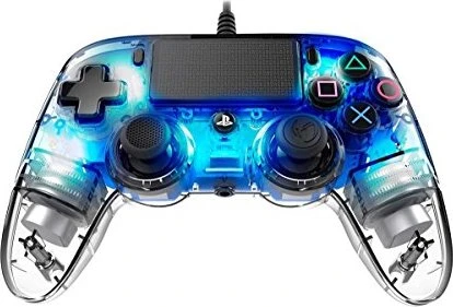 Nacon Compact Illuminated Controller transparent/blau (PS4)