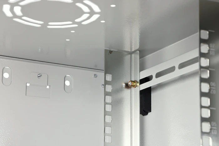 Digitus Dynamic-N Serie 19" Wandgehäuse 7HE, unmontiert, Sicherheitsglastür, IP2X, RAL 7035, 450mm tief