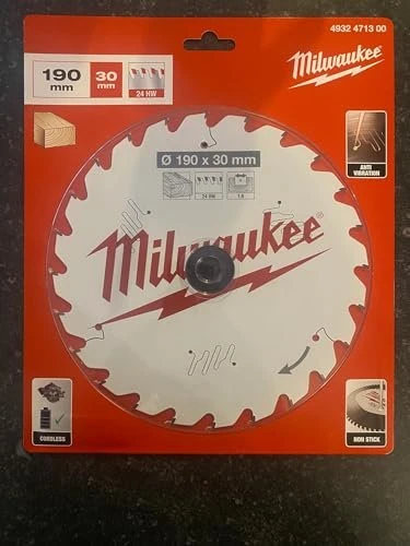 Milwaukee CSB P W ATB Kreissägeblatt 24Z, 190x1.6x30mm, 1 Stück