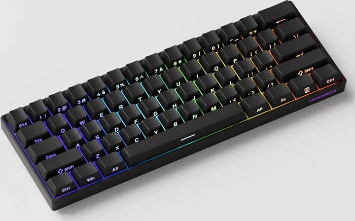 Akko MonsGeek FUN60 Pro HE, schwarz, LEDs RGB, hot-swap, Akko Glare Magnetic, USB, US