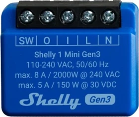 Shelly 1 Mini Gen3, 1-Kanal, Unterputz, Schaltaktor (Shelly_Plus_1_Mini_G3)