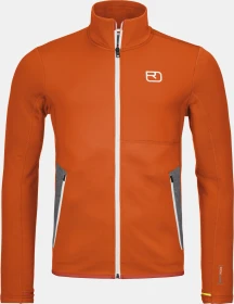 Ortovox Fleece Funktionsjacke hot orange (Herren)