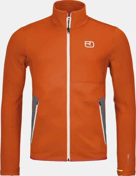 Ortovox Fleece Funktionsjacke hot orange (Herren)