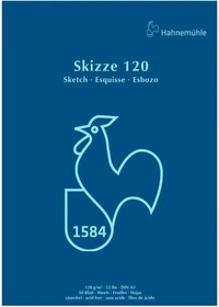 Hahnemühle Skizze 120 Skizzenblock, A3, 50 Blatt