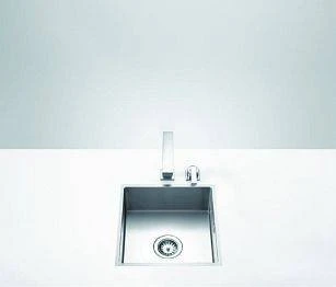 Dornbracht Küchenbecken aus Edelstahl 390x405x150mm Einbau Becken mittig edelstahl gebürstet