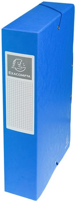 Exacompta Archivbox Colorspan Karton 60mm, A4, blau