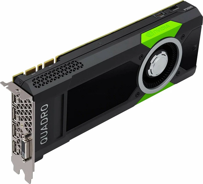 PNY Quadro P5000, 16GB GDDR5X, DVI, 4x DP