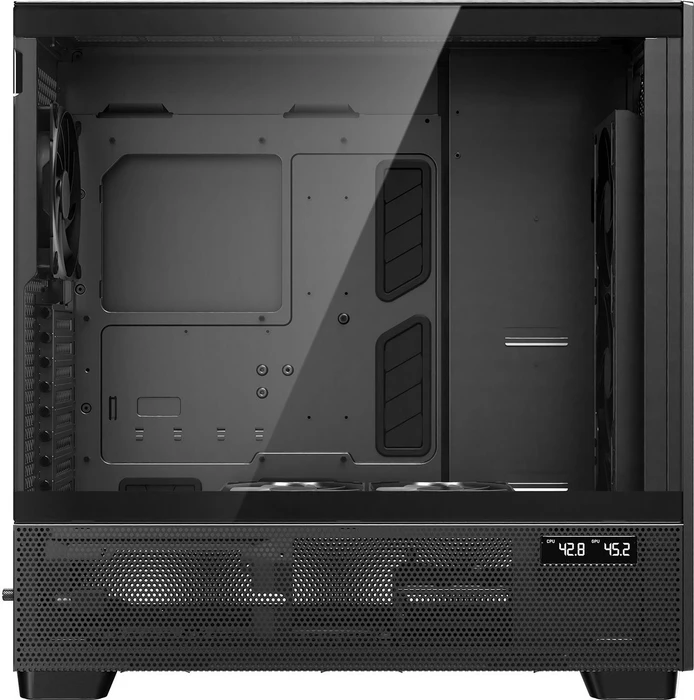 Antec Flux Pro, schwarz/braun, Glasfenster