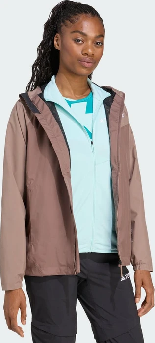 adidas Terrex Multi 2L Rain.RDY Funktionsjacke earth strata/trace brown (Damen)