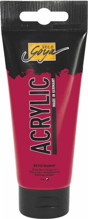 Kreul Solo Goya Acrylic Acrylfarbe, weinrot, 100ml