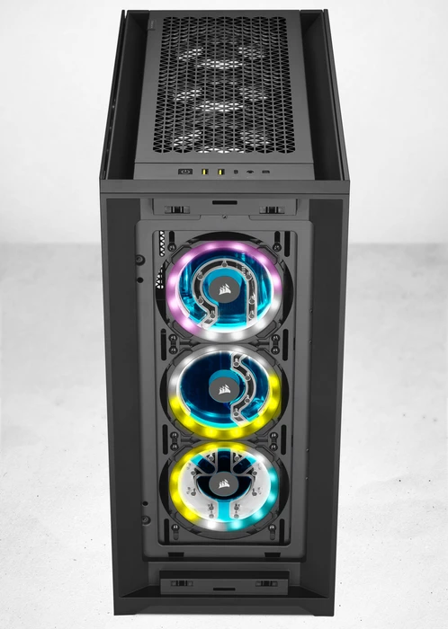 Corsair iCue 5000D RGB Hydro X, schwarz, Glasfenster