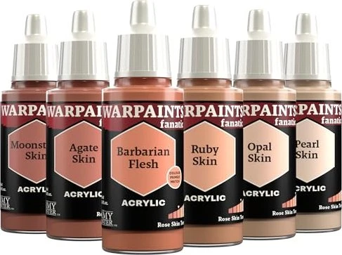 Army Painter Warpaints Fanatic Flexible Triad Rose Skin Tones Farbset, 6-tlg.