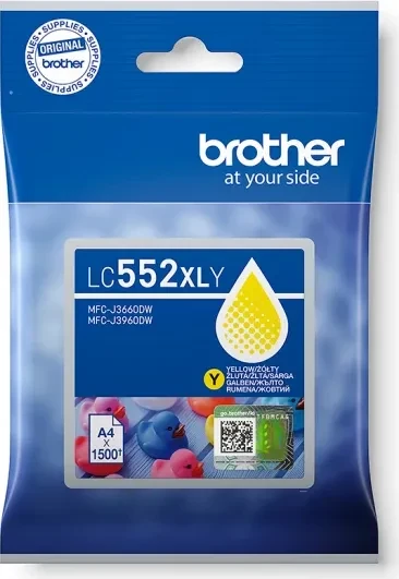 Brother Tinte LC552XLY gelb
